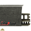 Плинтус LinePlast 85 мм Бетон Антрацит LS029