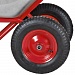 Тачка строительная SKIPER 2x125 PROFI (до 125л, до 330кг, 2x4.00-8, пневмо, ось 20*100)