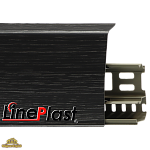 Плинтус LinePlast 85 мм Венге тёмный LS028