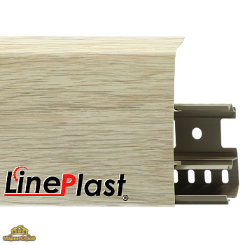 Плинтус LinePlast 85 мм Бальза светлая LS006