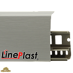 Плинтус LinePlast 85 мм  Графит LS016