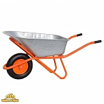 Тачка строительная SKIPER 130 expert PRO (до 130 л, до 300 кг, 1x4.00-8, пневмо, ось 16*100)