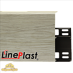 Плинтус LinePlast 100 мм Тик Норд LB019