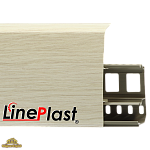 Плинтус LinePlast 85 мм Туя светлая LS013