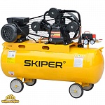 Воздушный компрессор SKIPER IBL3100А (до 600 л/мин, 8 атм, 100 л, 230 В, 3.0 кВт)